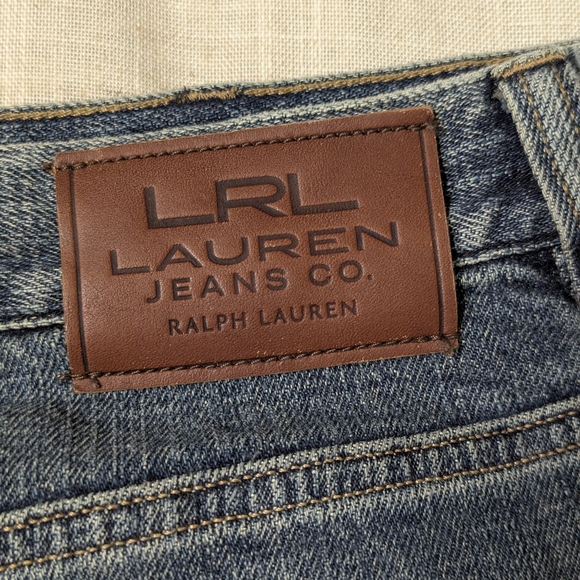 LRL Lauren Ralph Lauren Jean Skirt Size 18W Cotton Blend Classic Vintage Pencil - Picture 2 of 7